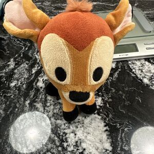 2000 RARE DISNEY PARKS BAMBI PLUSH AUTHENTIC ORIGINAL 7" BIG HEAD